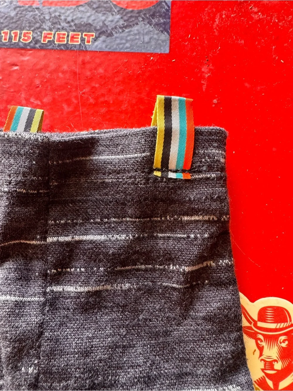 Smartwool Women’s Heathered Black Touchscreen Gloves with Stripe Tab